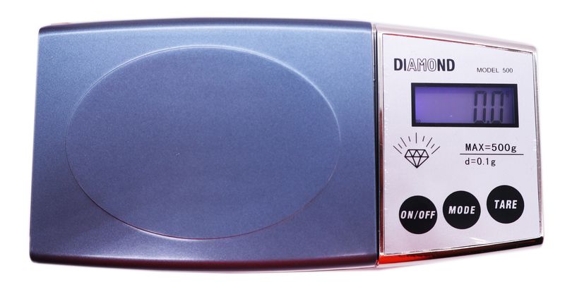 Red Diamond Digital Pocket Scale 0.1g/500g