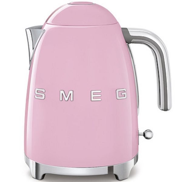 SMEG 1.7 L - Pastel Pink 3D Logo Kettle