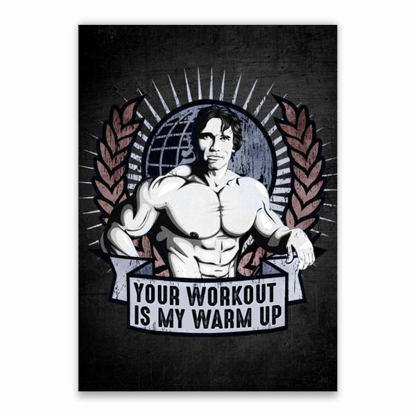Arnold Schwarzenegger Quote Poster - A1