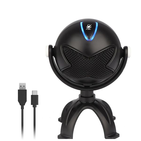 Microphone with Bracket Stand for Birthday Recording Streaming Conference