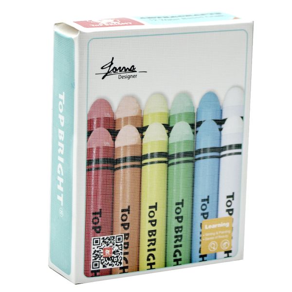 TopBright Sidewalk Chalk - 12 Piece