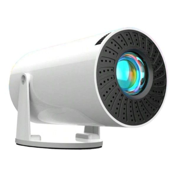 Mini Portable Ultra HD Projector With Dual WiFi And 4K Support - White