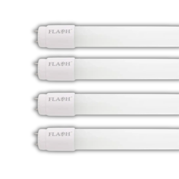 Flash 22W LED 5FT Frosted T8 Tube 6500K- 4 Pack