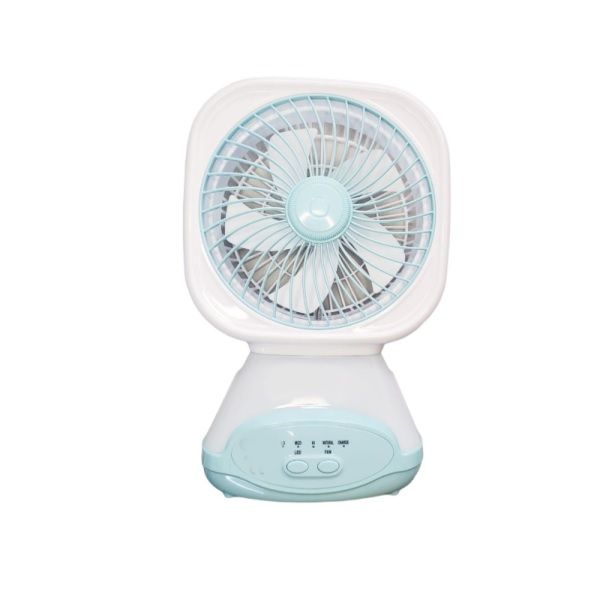 6Inch Rechargeable Fan With LED Light