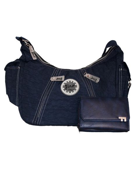 Fino SK-7723+1501-2017 Waterproof Ultra-Light Crinkle Nylon Bag with Purse