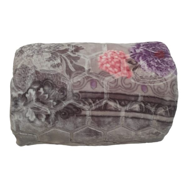 Ruling Premium Heavy Winter Zmbo Mink 2-Ply Blanket and Smte Tieback - F1