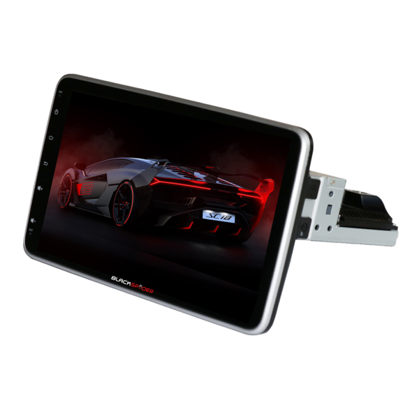 Blackspider BSM101SD 10.1'' Wireless AppleCarPlay &amp; AndroidAuto Single Din
