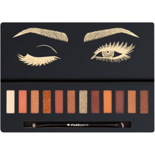 Playgirl Glam After Dark Eyeshadow Naked Honey 12 Colours