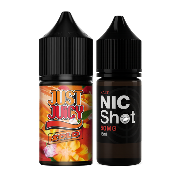 The Hidden Cloud Just Juicy Solo Ripe Mango 25mg 30ml Longfill Kit