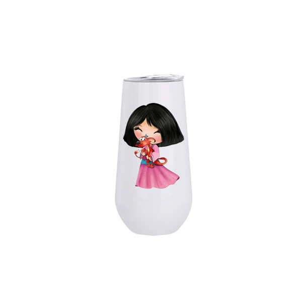 Pink Girl Kids Tumbler