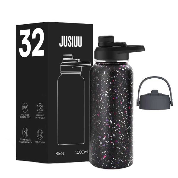Wide Mouth Stainless Steel Water Bottle Leakproof Vacuum Insulated Cup