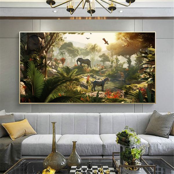 Canvas Wall Decor - Jungle Safari - 0506
