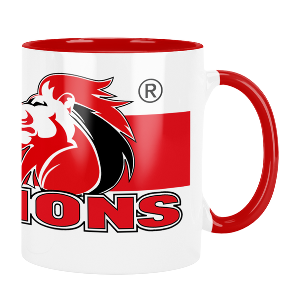 LIONS Rugby Coffee Mug - Traditional