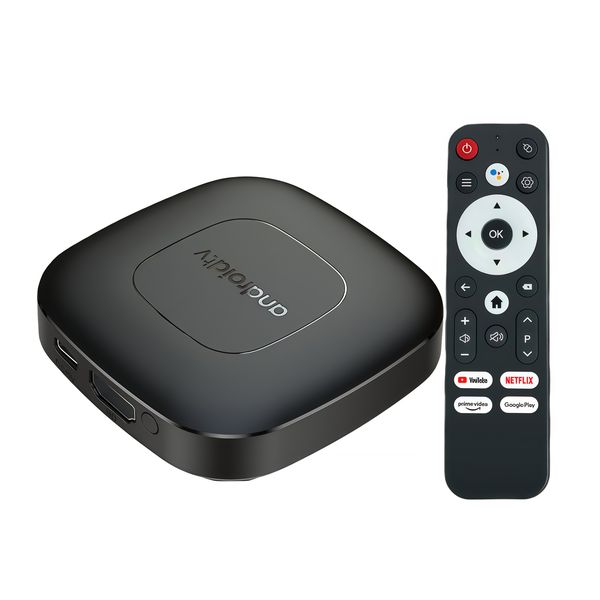 Android Smart Tv Box- 4K Ultra HD,Dual Wi-Fi,Android 14.0,RAM 2GB, ROM 16GB