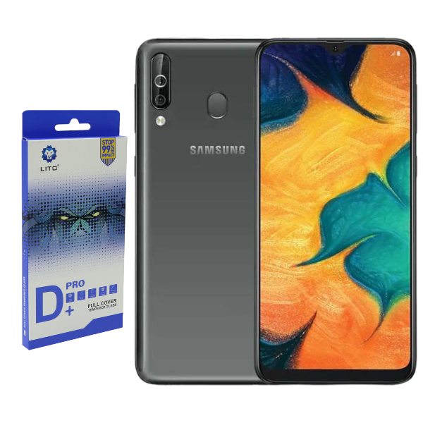 LITO D+ Full Coverage Tempered Glass Screen Protector For Samsung A30s