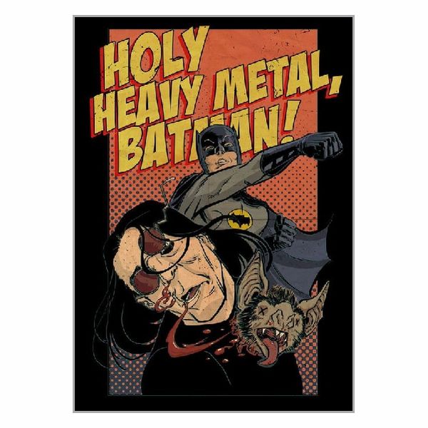 Heavy Metal Batman Poster - A1