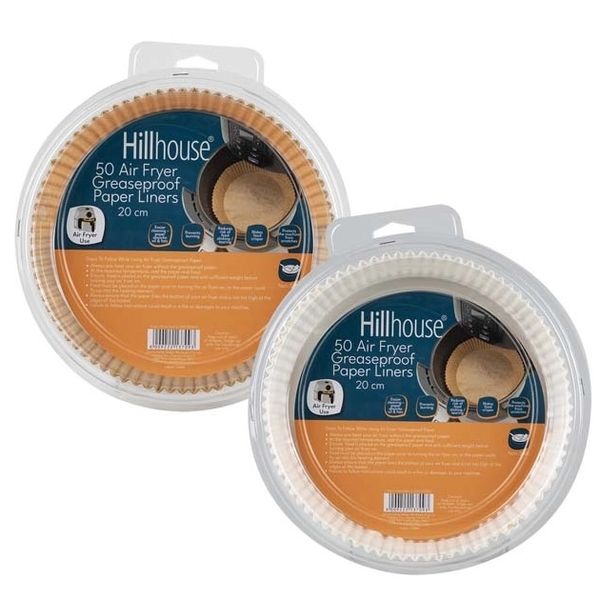 Disposable Air Fryer Greaseproof 50 Paper Liners 20cm 1 pack