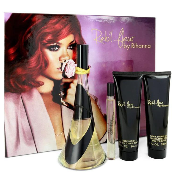 Rihanna Reb'L Fleur Gift Set 100ml EDP ( Parallel Import)