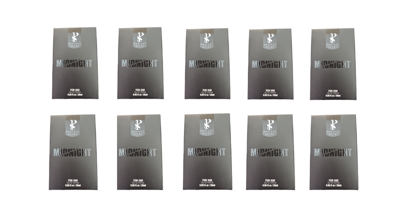 Perfect Scent Midnight For Him Pocket size Cologne Pack Of 10