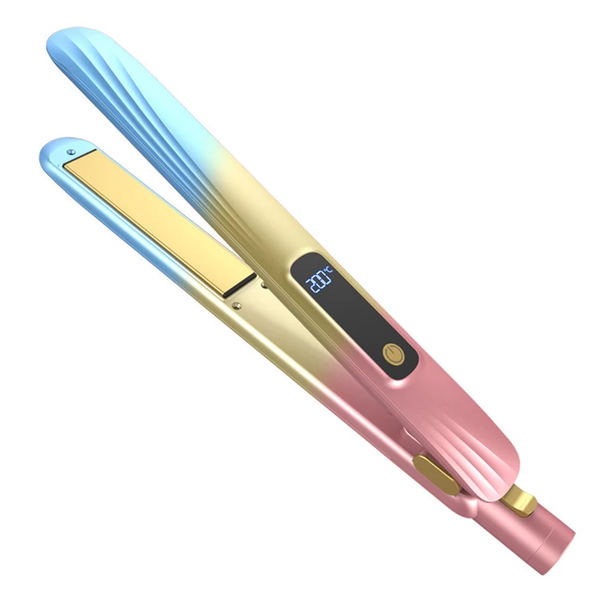 55W Colorful 2 in 1 Ceramic Flat Iron LED Display Hair Straightener Q-M125