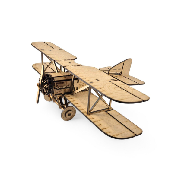 Timmy Toys - Wooden 3D Puzzle - Sopwith Camel Aeroplane