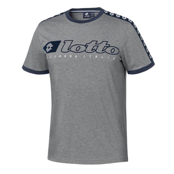 Lotto Men's Athletica Due Mel T-Shirt - Grey