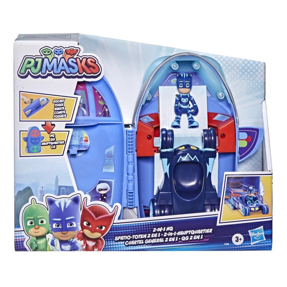 PJ Masks 2in1 HQ Playset, Headquarters and Rocket Preschool Toy 84416