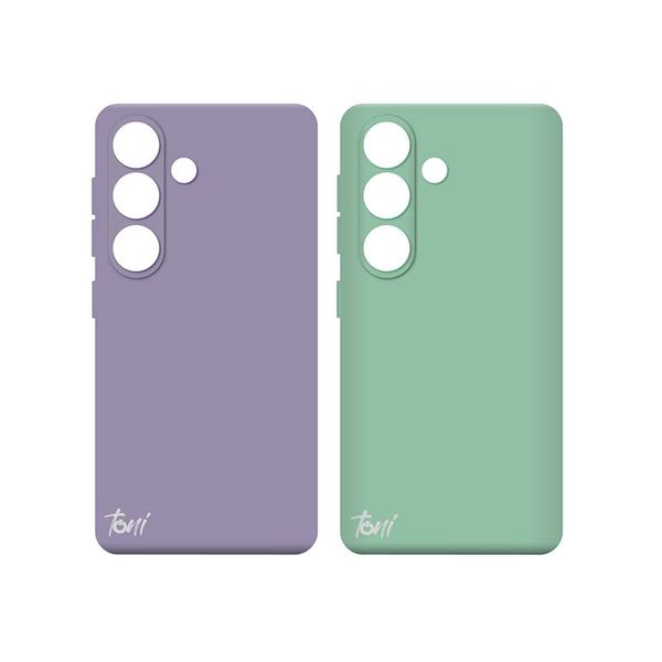 Toni Twin Silicone Case Samsung Galaxy S24 Plus - Violet / Turquoise
