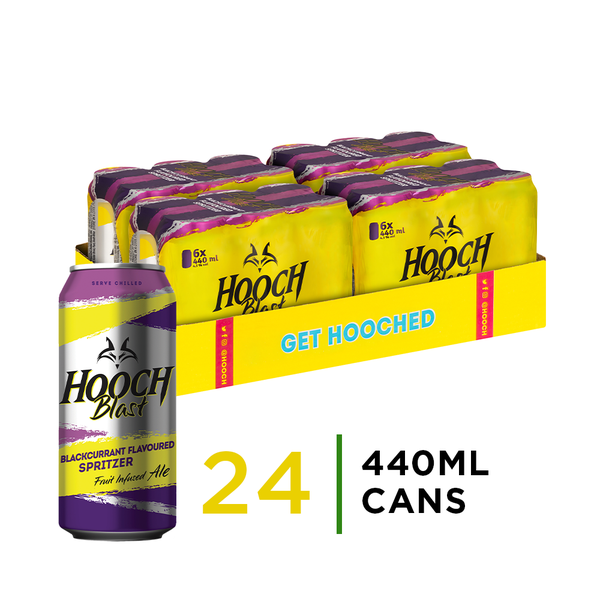 Hooch Blackcurrent Blast 24 x 440ml Can