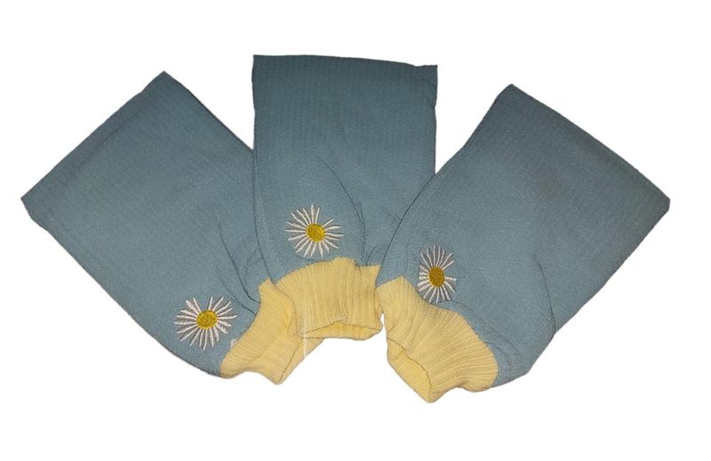 Anti-Bacterial Exfoliating Glove- Blue And Yellow x 3