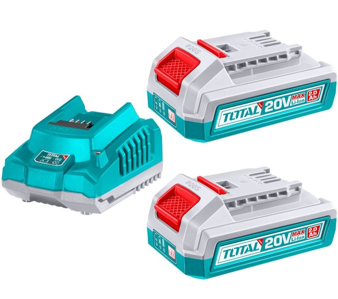 Total Tools P20S 20V Lithium-Ion Battery and Charger kit
