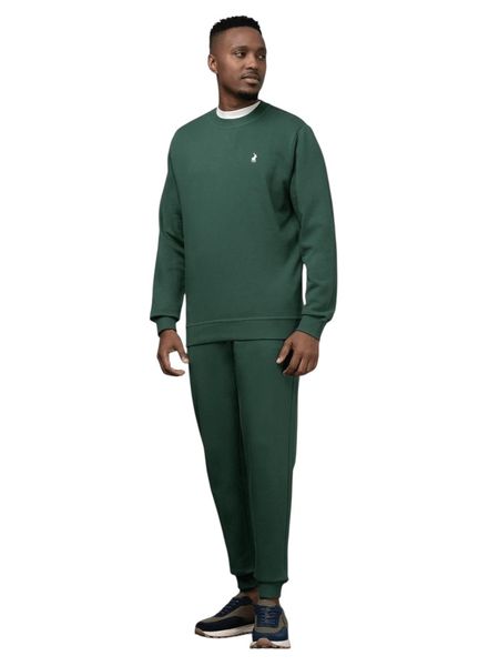 Polo Sport Mens Cuffed Green Tracksuit Set