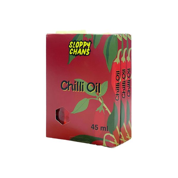 Sloppy Chans Chilli Oil 45ml 3 Pack