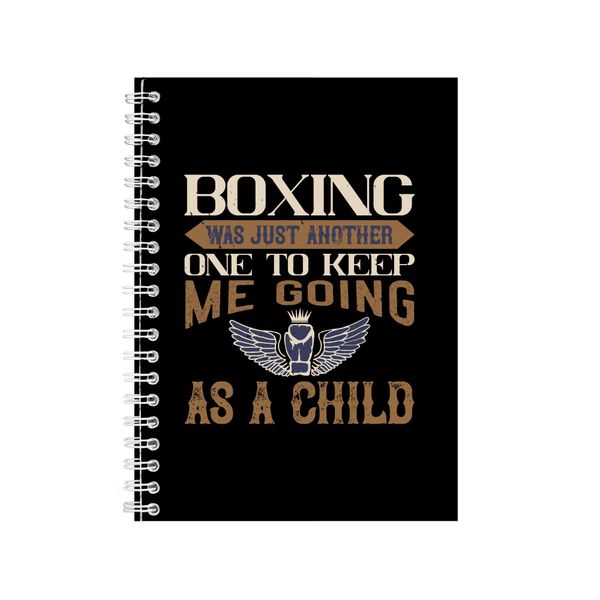 Boxing Was Just Another Notebook Boxer Gift Idea A4 Notepad 156