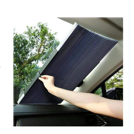 Retractable windscreen online sun shade