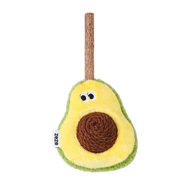 ZEZE Silvervine Avocado Shaped Cat Catnip Toy