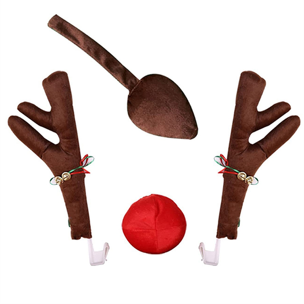 Christmas Car Antler Decoration Christmas Car Kit Christmas Gift Car Holida