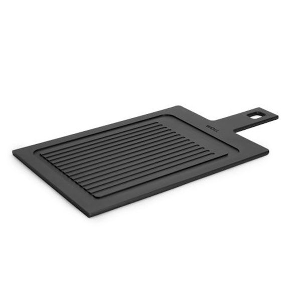 WOLL Cut and Serve Cutting Board With Ribs And Handle