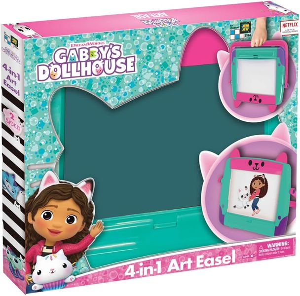Gabby's Dollhouse 4 in 1 Art Easel