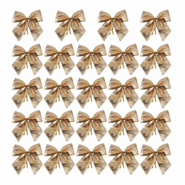 24Pcs Decoration Ornament Hanging Bowknot Bow Butterfly Decore Tree Cute Ch