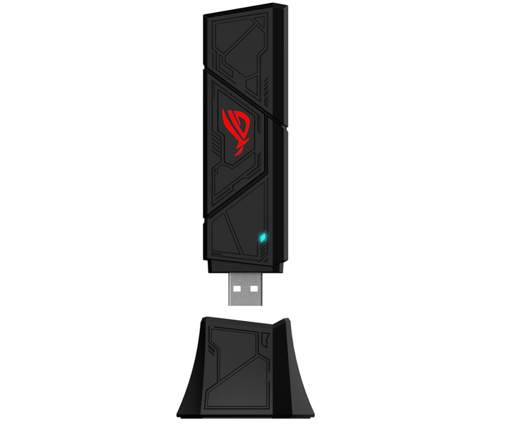 ASUS ROG USB-BE92 Wi-Fi 7 Tri-Band Wireless USB Adapter