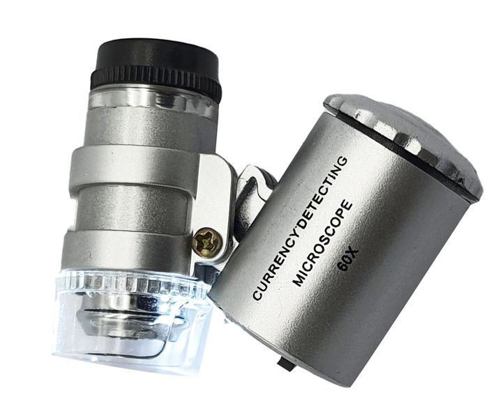 60x Jewelry Magnifier Loupe Glass LED and UV Light