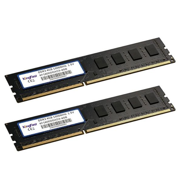 Kingfast 8GB DDR3 1600MHz Desktop RAM Combo (2 x 4GB DDR3 1600)