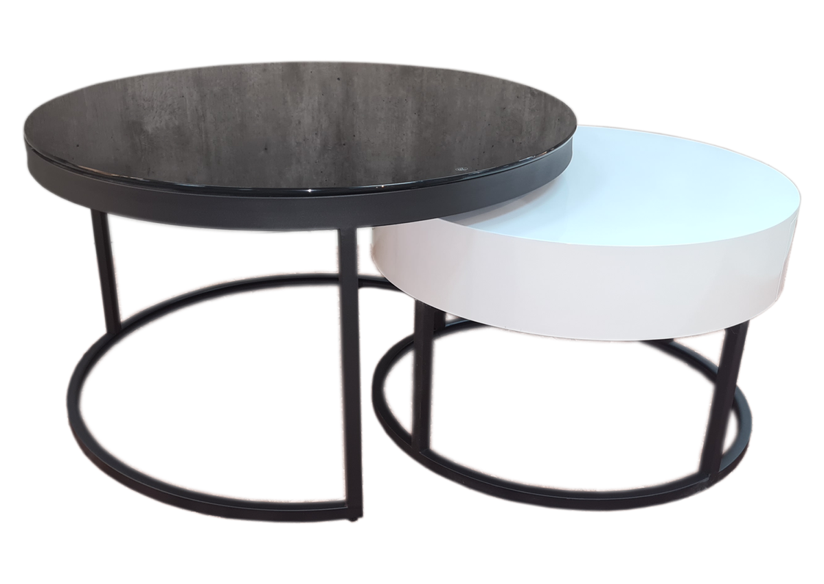 Duo Black and White Coffee Table Buy Online in South Africa