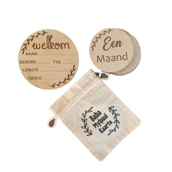 Afrikaans Baby Milestones and Keepsake Disc