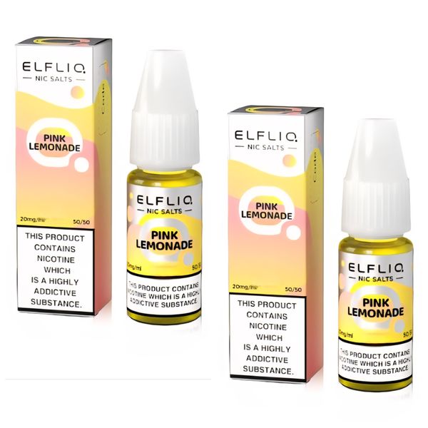 Elf Bar ELFLIQ E-Liquid 30ml Nic Salt 5% - Pink Lemonade (Pack of 4)