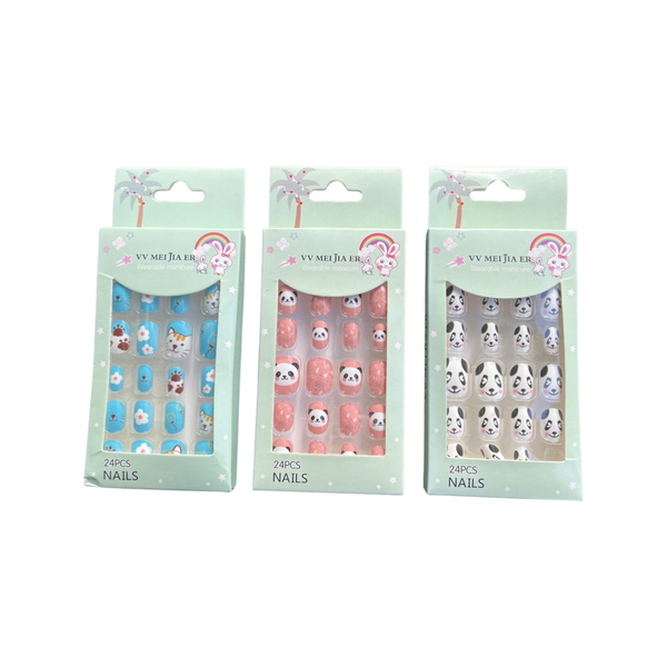 Kiddies Artificial Nails Combo 3J