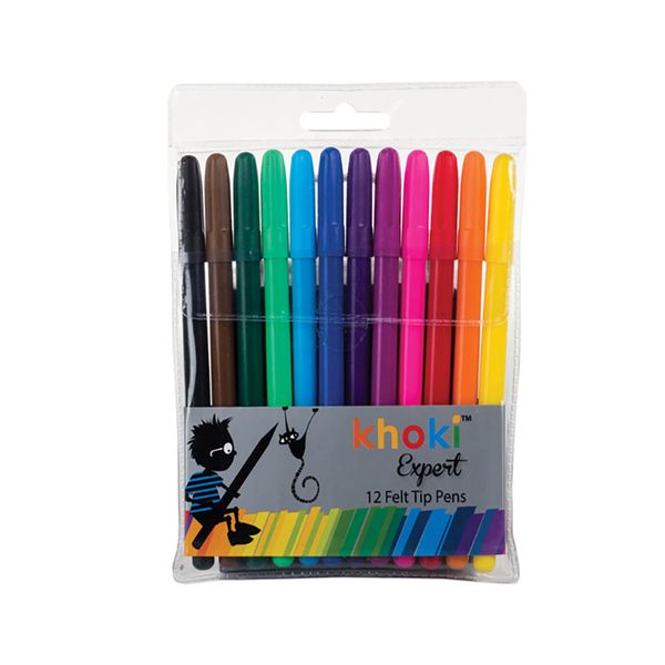 Art and Craft Felt Tip Pens Expert 12 Piece (2 Pack)