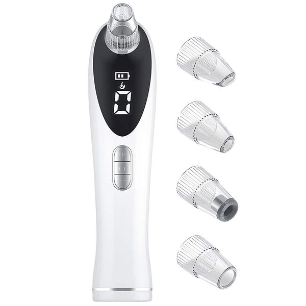 Portable Electric Hot Compress Acne Remover Beauty Skin Care Tools - White