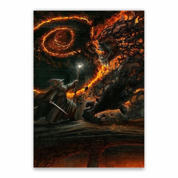 Gandalf Vs The Balrog Poster - A1